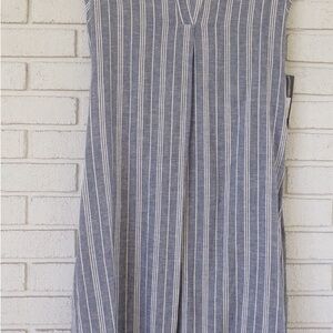 NWOT Jones NY 100% linen tshirt dress w/ pockets| size 8